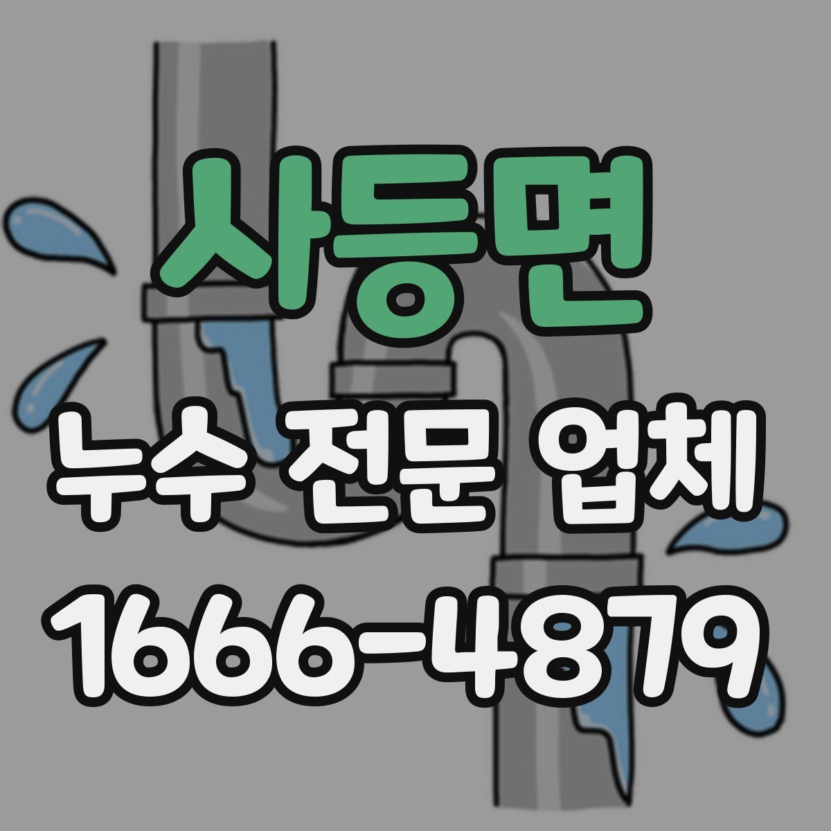 사등면 누수 전문 업체