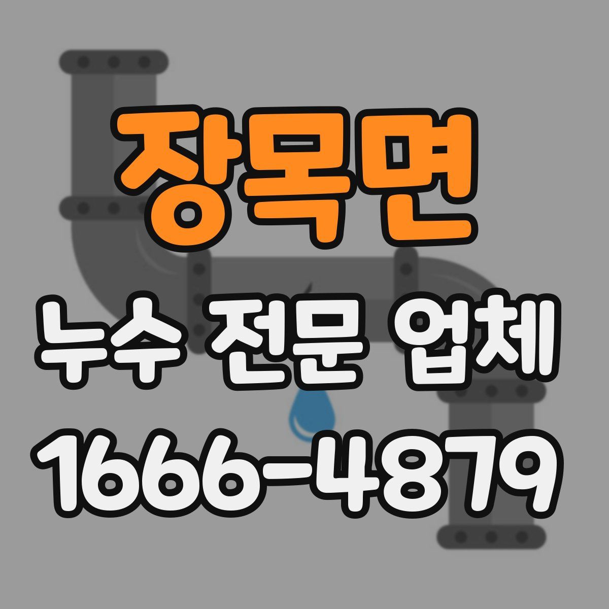 장목면 누수 전문 업체