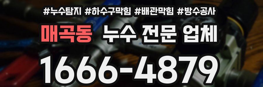 매곡동 누수 전문 업체