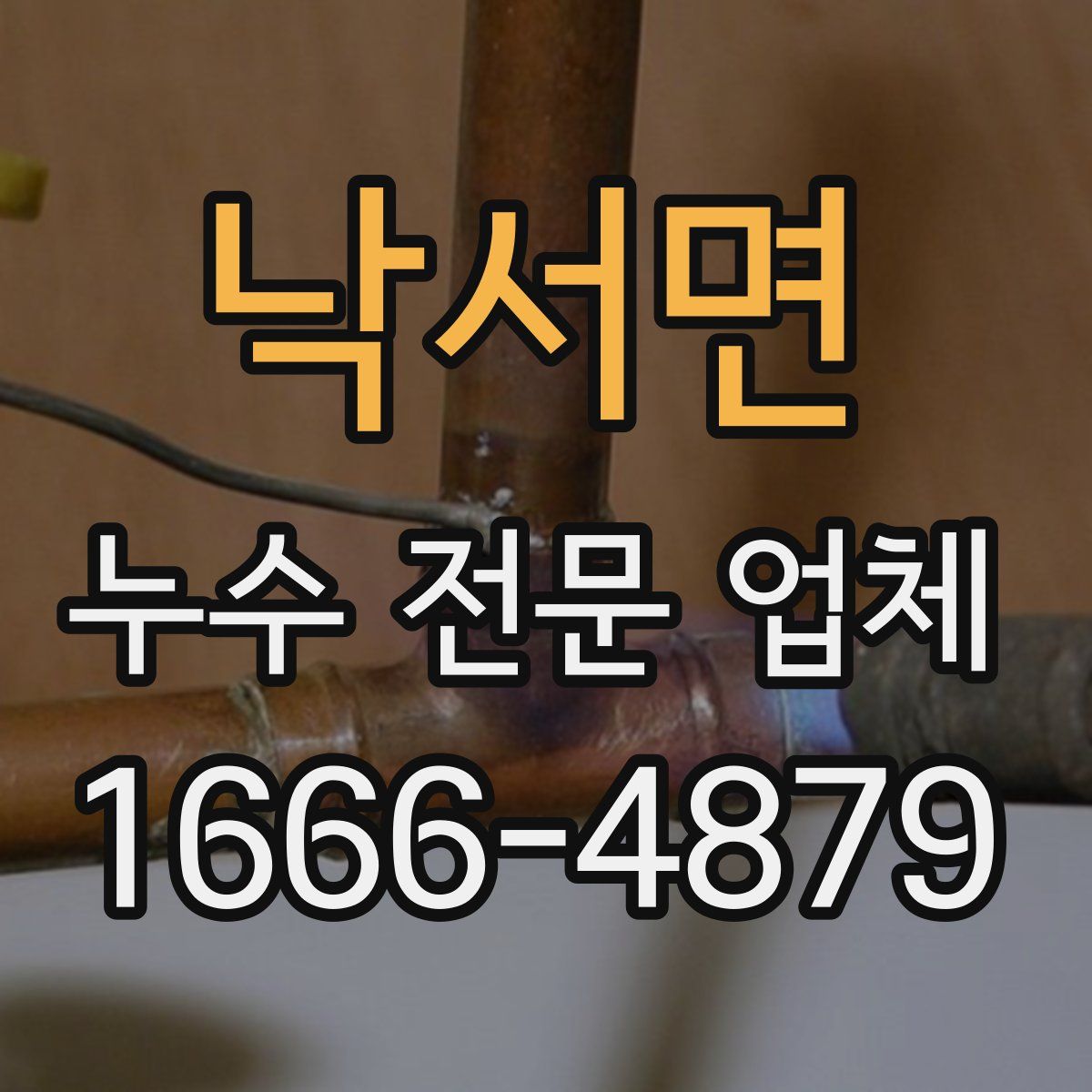낙서면 누수 전문 업체