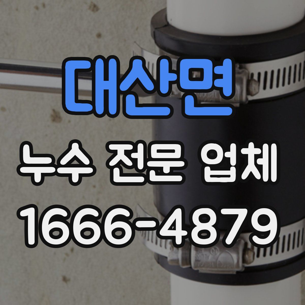 대산면 누수 전문 업체