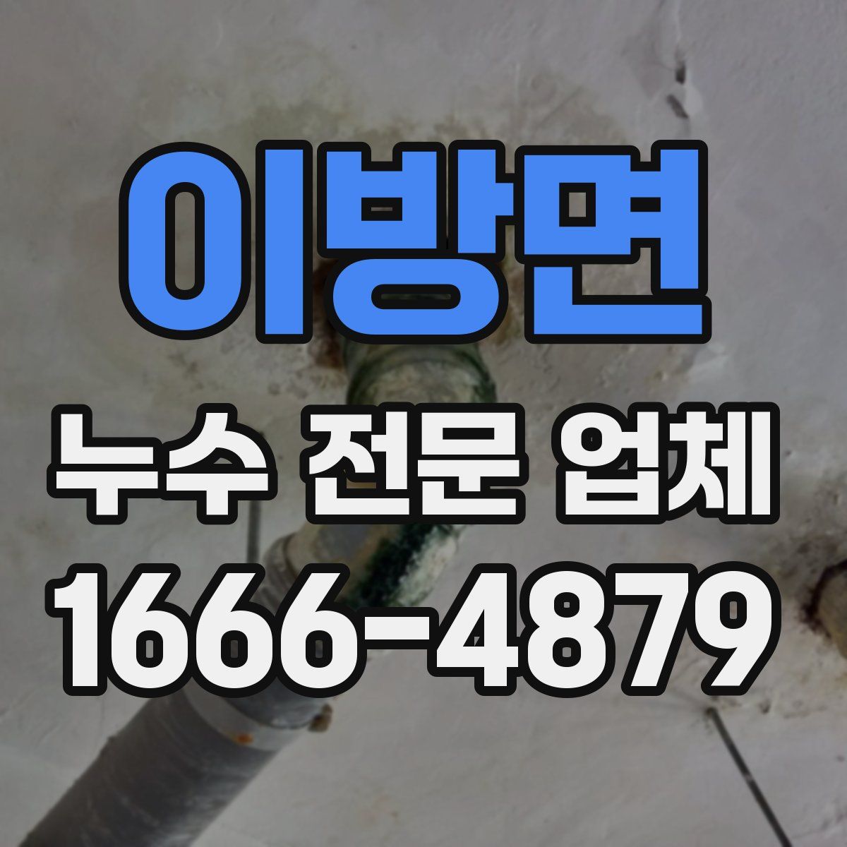 이방면 누수 전문 업체