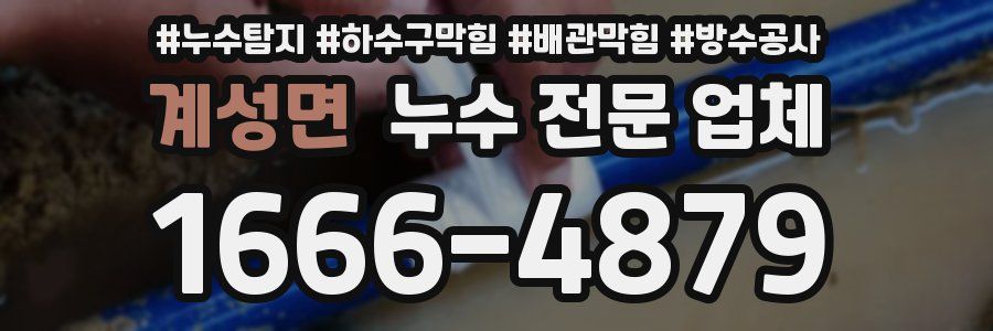 계성면 누수 전문 업체