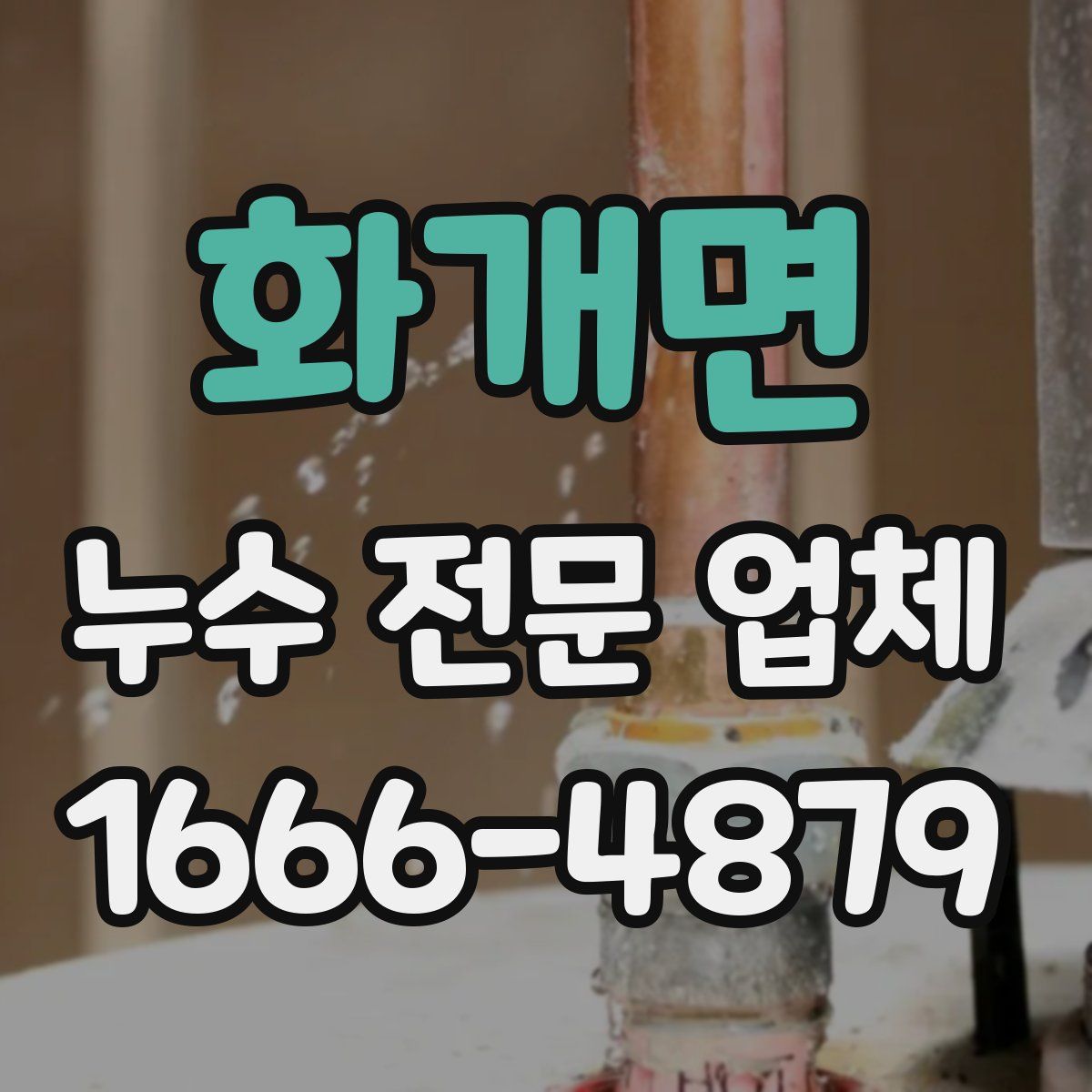 화개면 누수 전문 업체