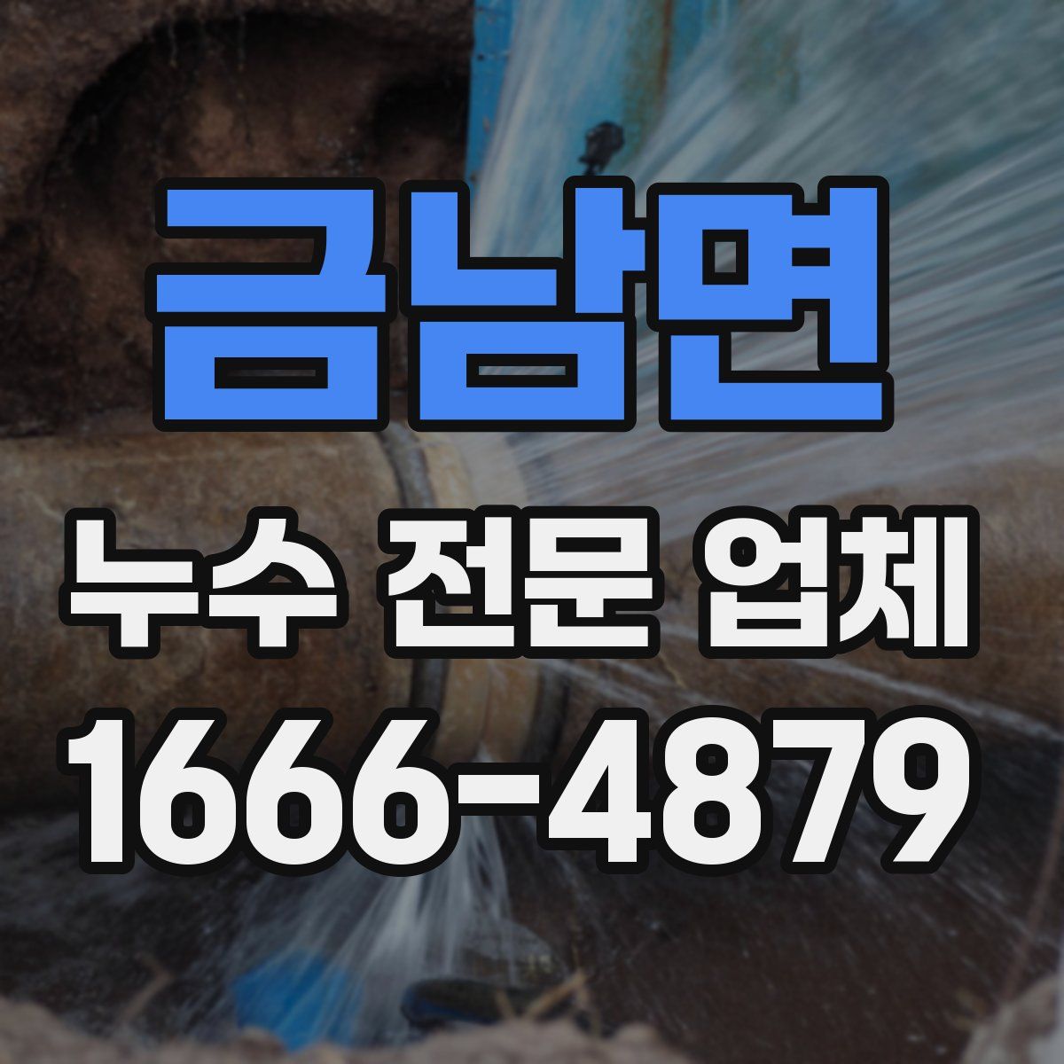 금남면 누수 전문 업체