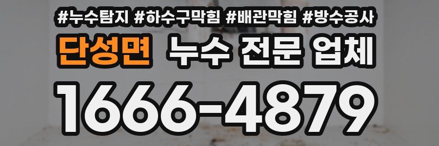 단성면 누수 전문 업체