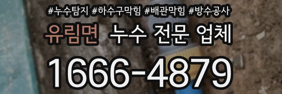 유림면 누수 전문 업체