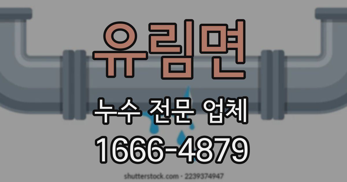 유림면 누수 전문 업체