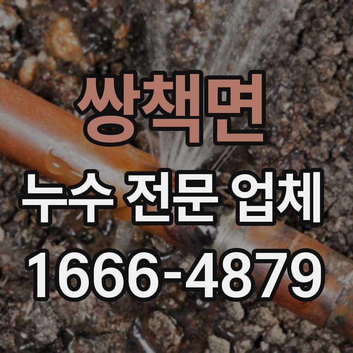 쌍책면 누수 전문 업체
