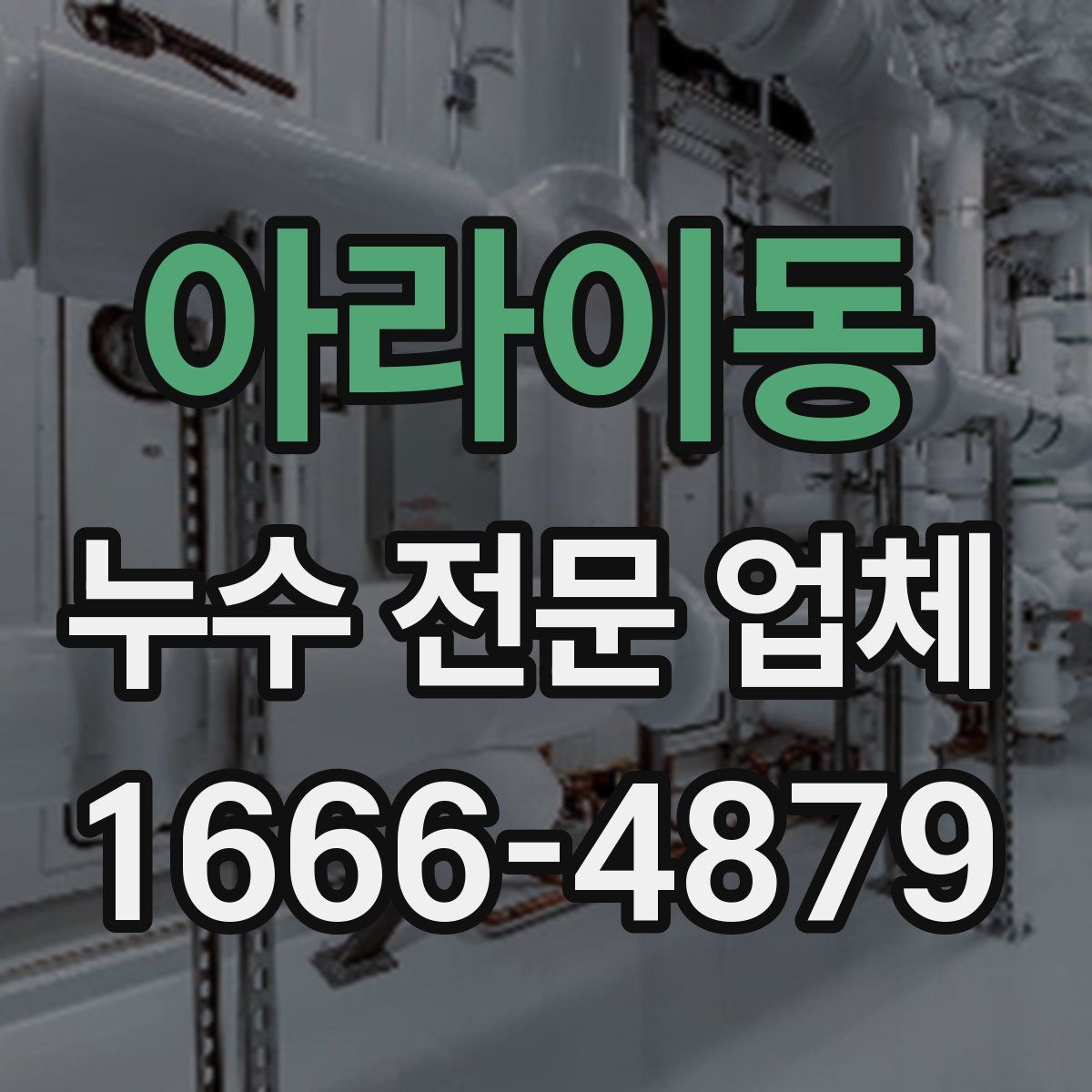 아라이동 누수 전문 업체