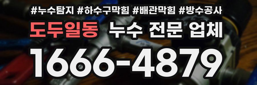 도두일동 누수 전문 업체
