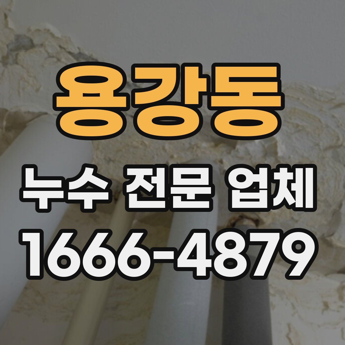 용강동 누수 전문 업체