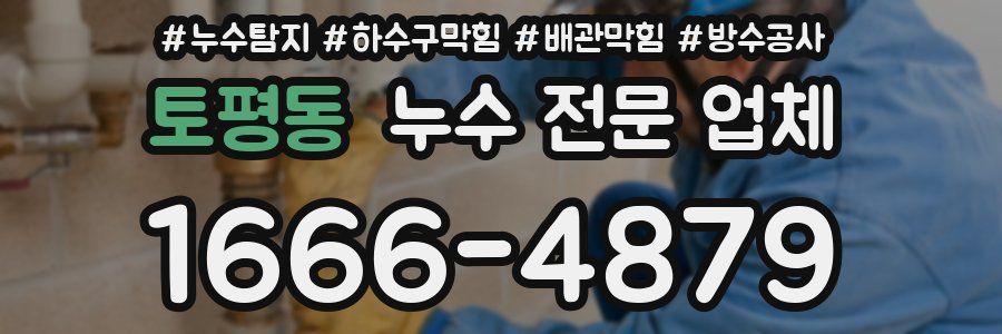 토평동 누수 전문 업체