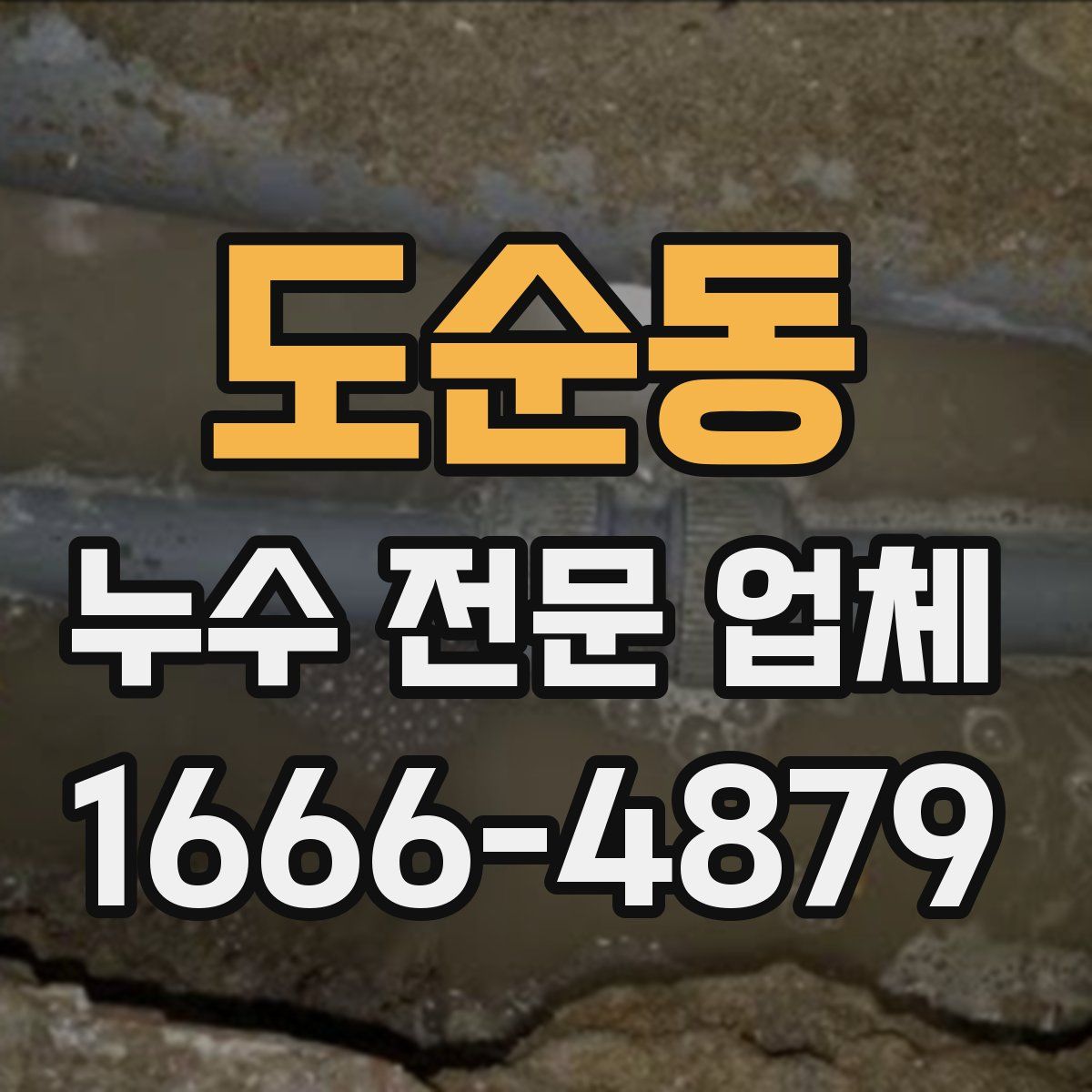 도순동 누수 전문 업체