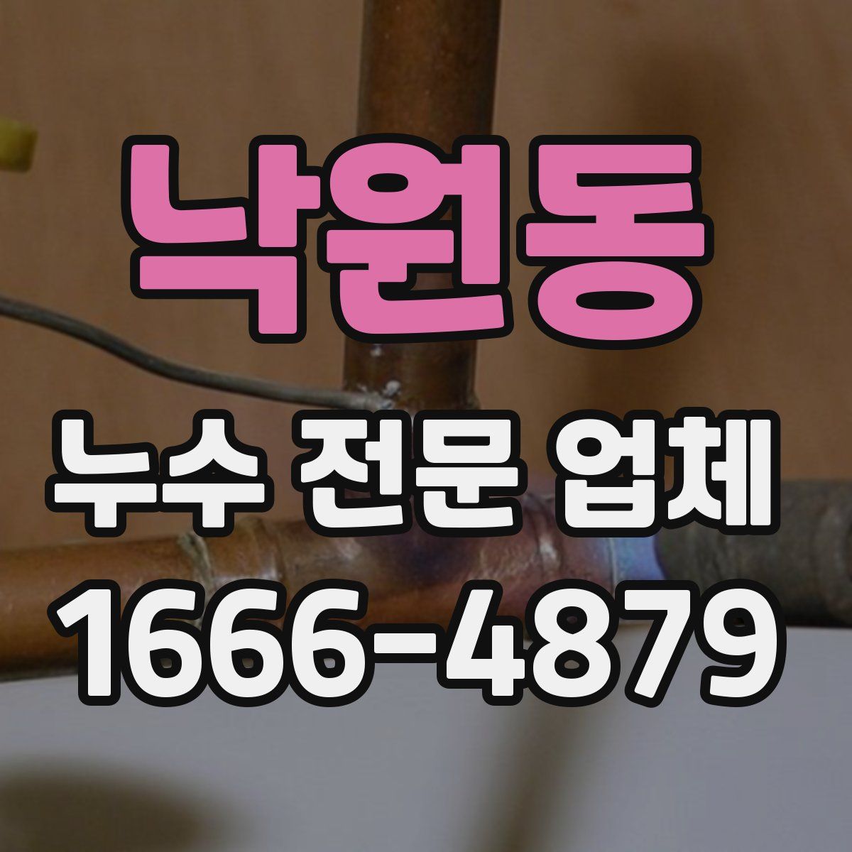 낙원동 누수 전문 업체