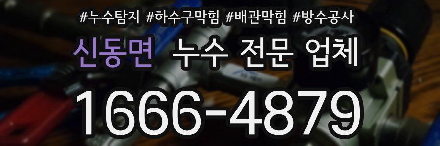 신동면 누수 전문 업체