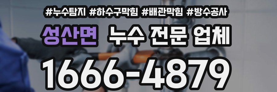 성산면 누수 전문 업체