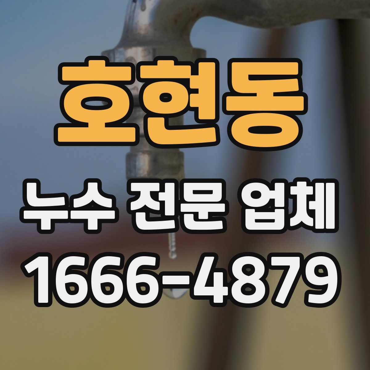 호현동 누수 전문 업체