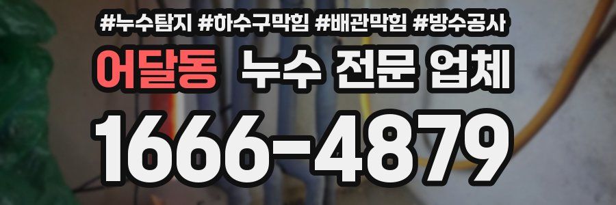 어달동 누수 전문 업체