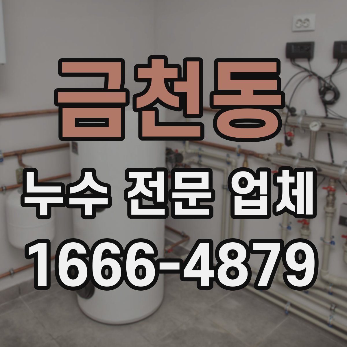 금천동 누수 전문 업체