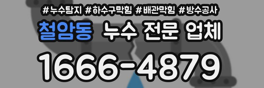 철암동 누수 전문 업체