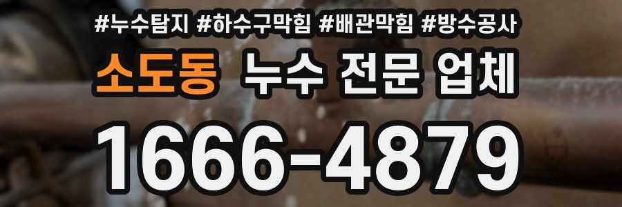 소도동 누수 전문 업체
