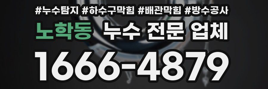 노학동 누수 전문 업체
