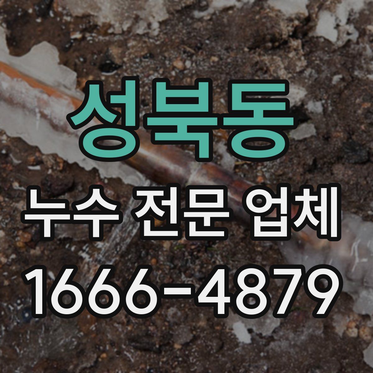 성북동 누수 전문 업체