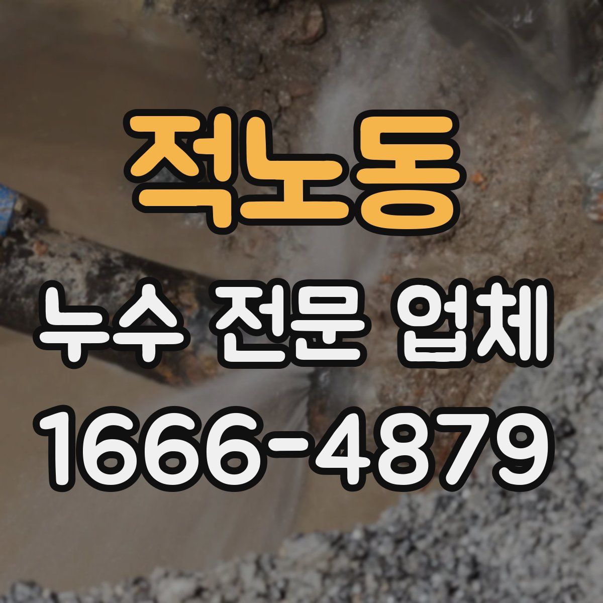 적노동 누수 전문 업체