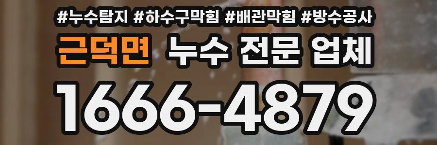 근덕면 누수 전문 업체
