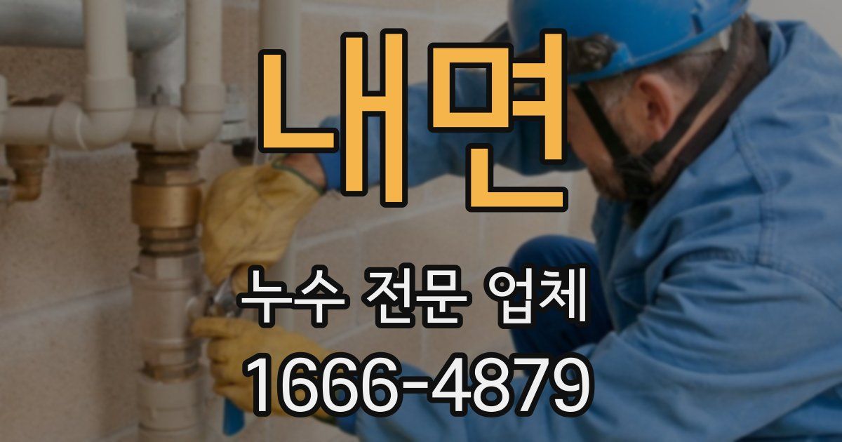 내면 누수 전문 업체