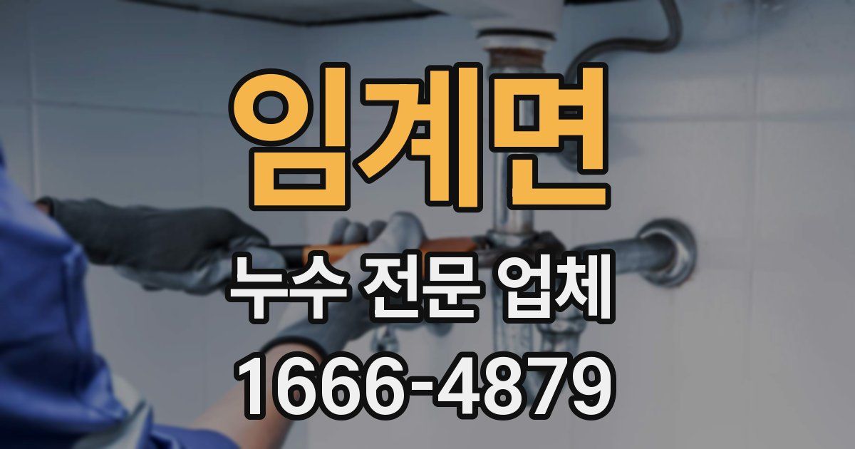 임계면 누수 전문 업체