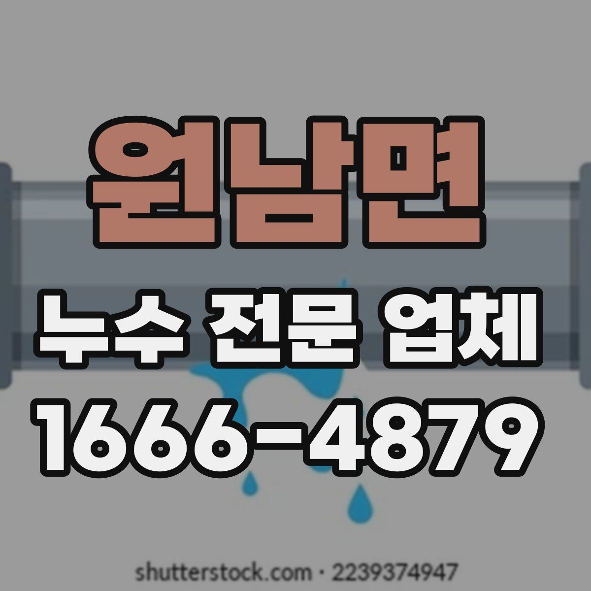 원남면 누수 전문 업체