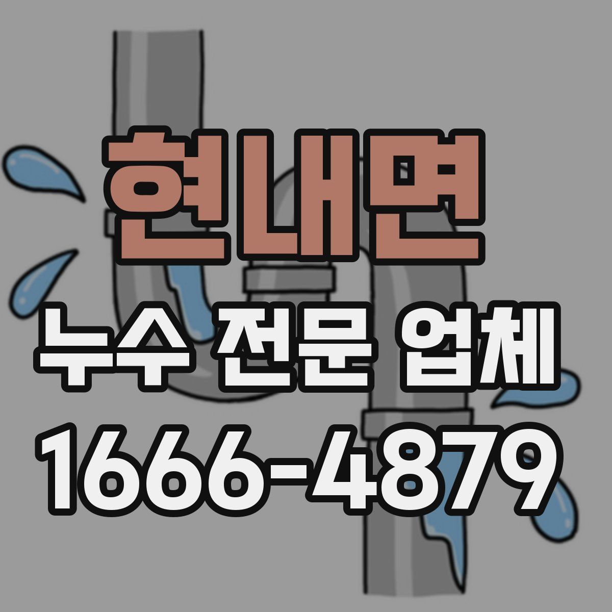 현내면 누수 전문 업체