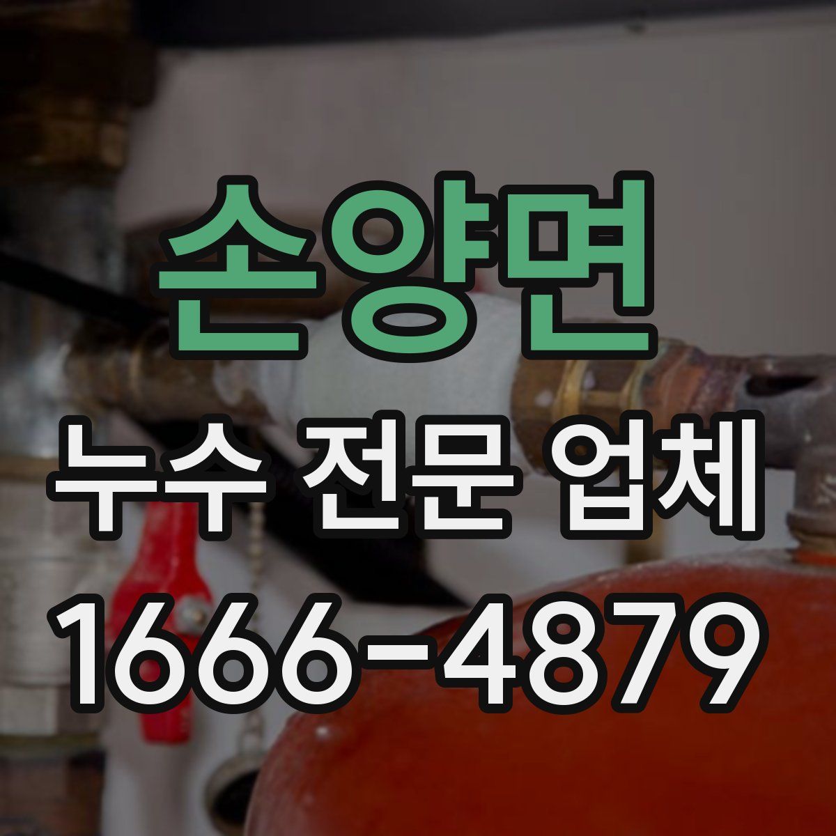 손양면 누수 전문 업체
