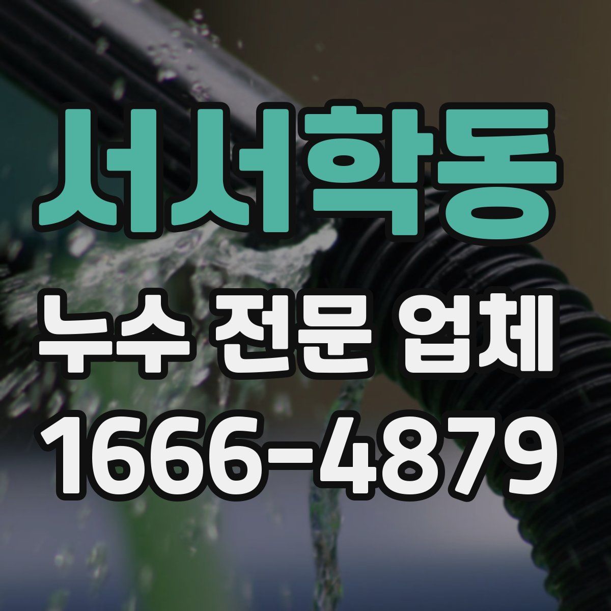 서서학동 누수 전문 업체