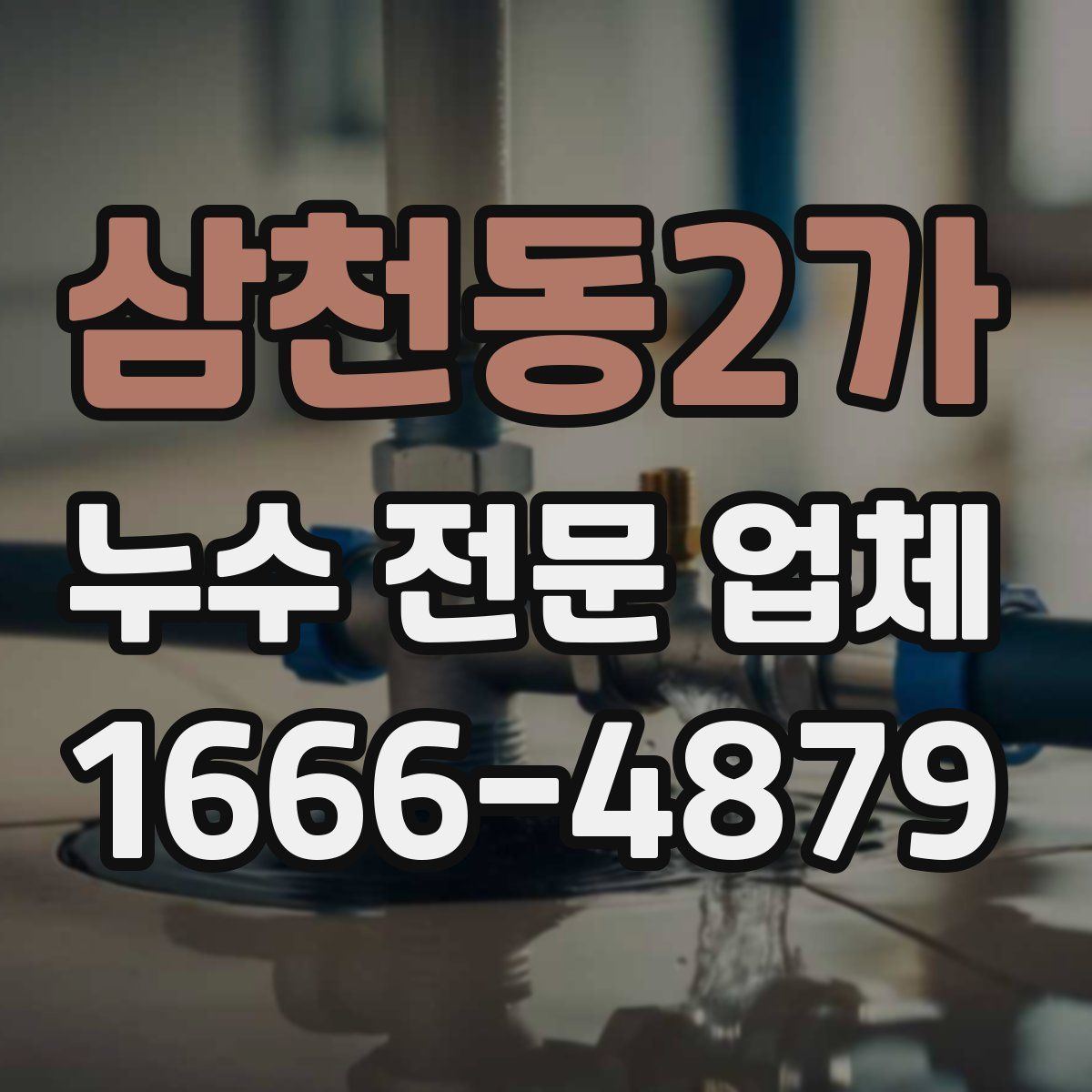 삼천동2가 누수 전문 업체