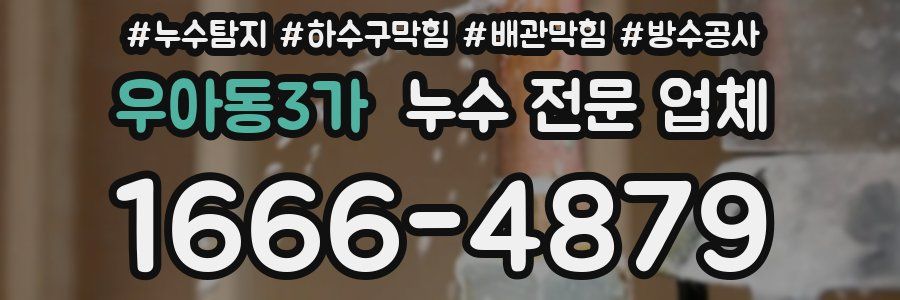 우아동3가 누수 전문 업체