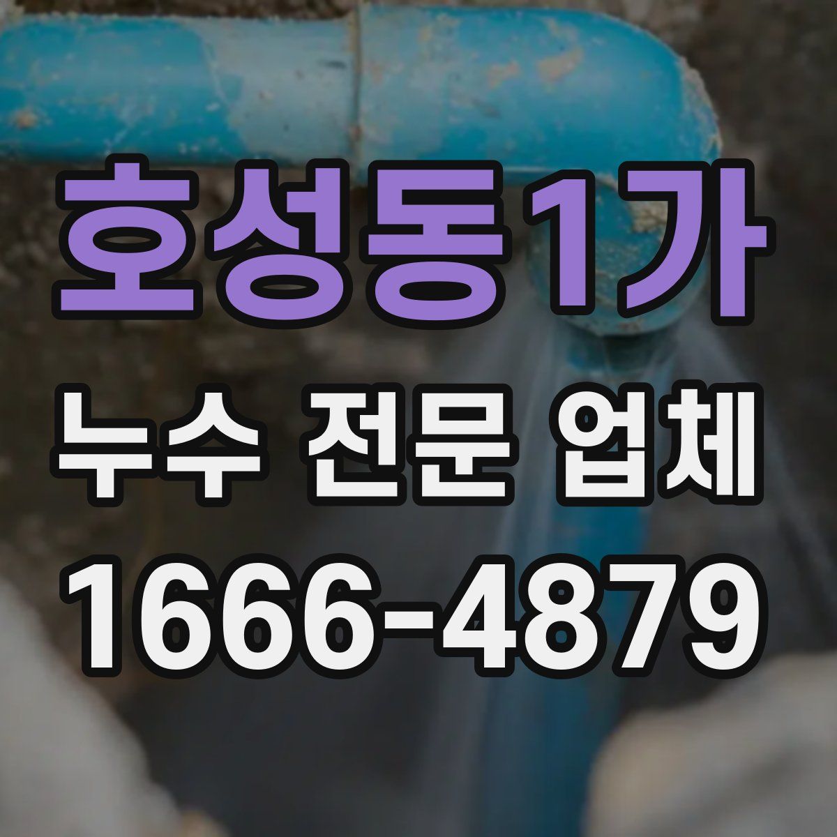 호성동1가 누수 전문 업체