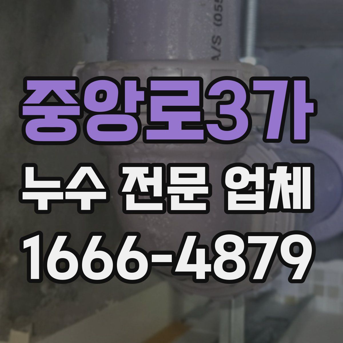 중앙로3가 누수 전문 업체