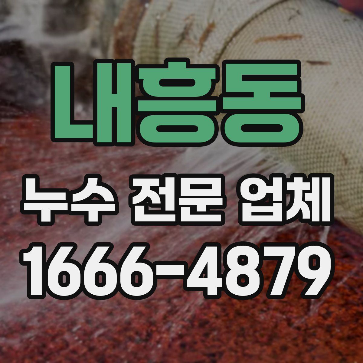 내흥동 누수 전문 업체