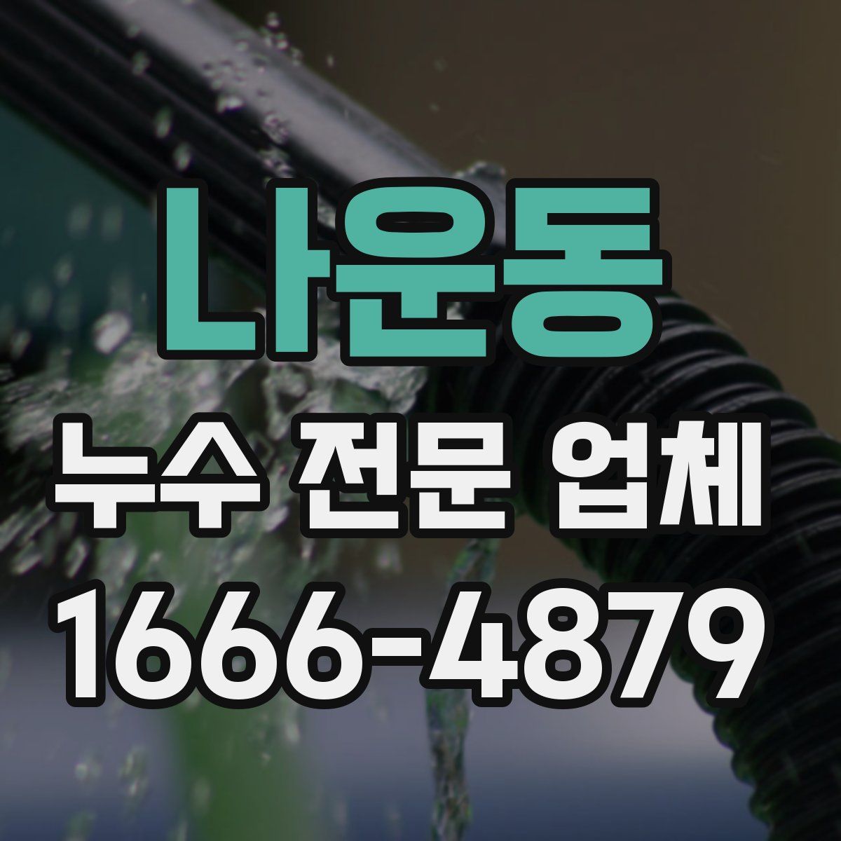 나운동 누수 전문 업체