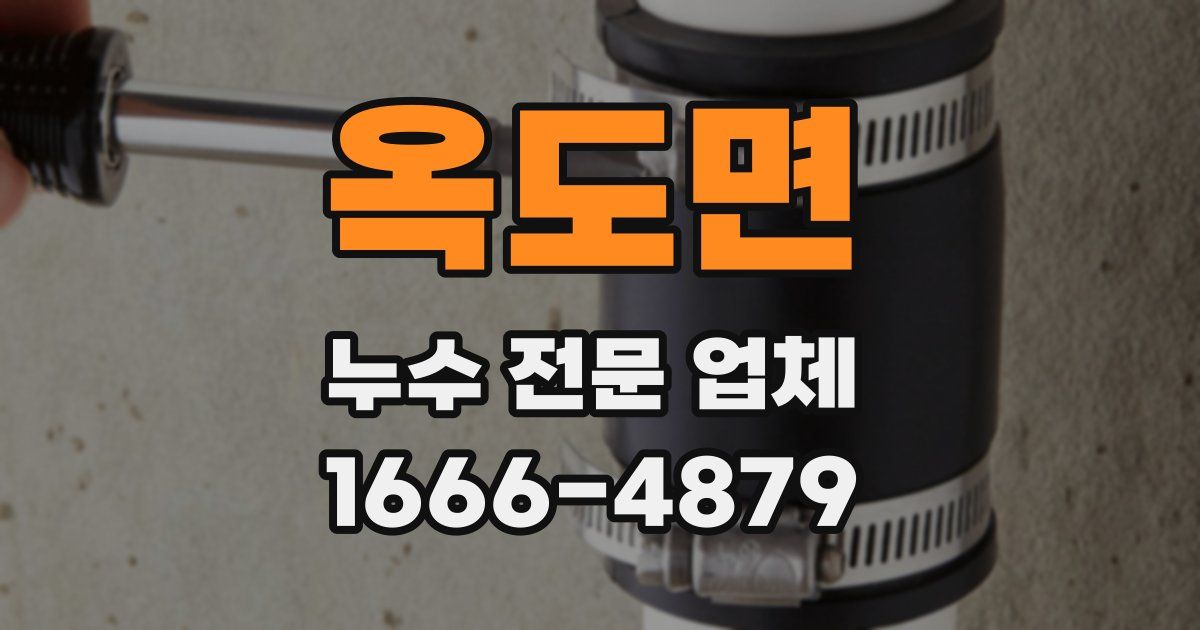 옥도면 누수 전문 업체