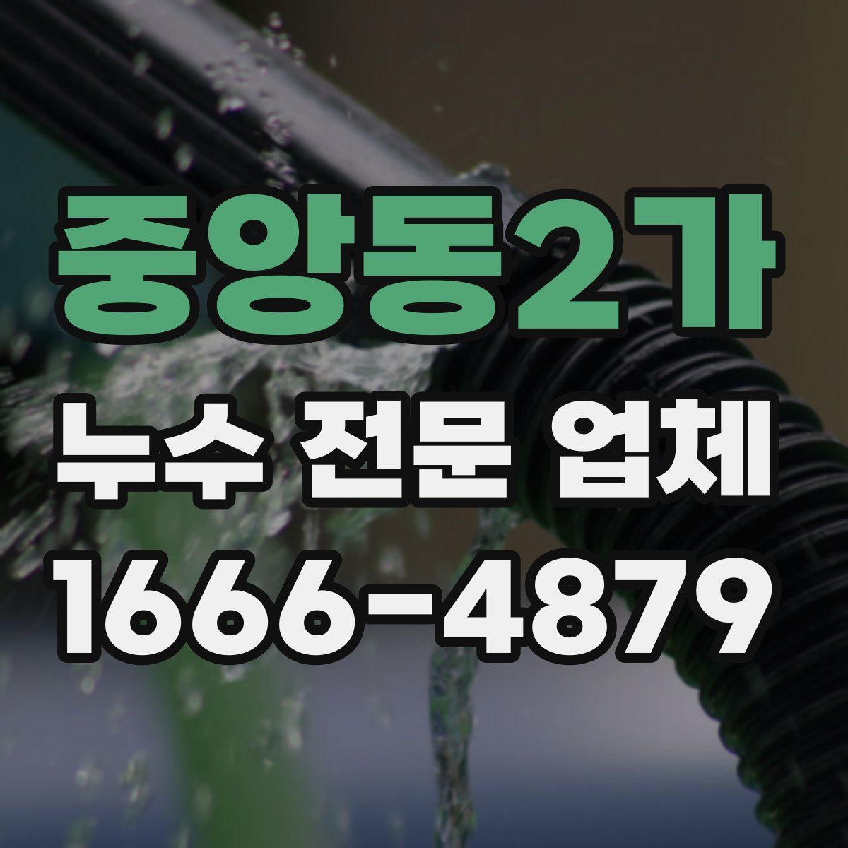 중앙동2가 누수 전문 업체