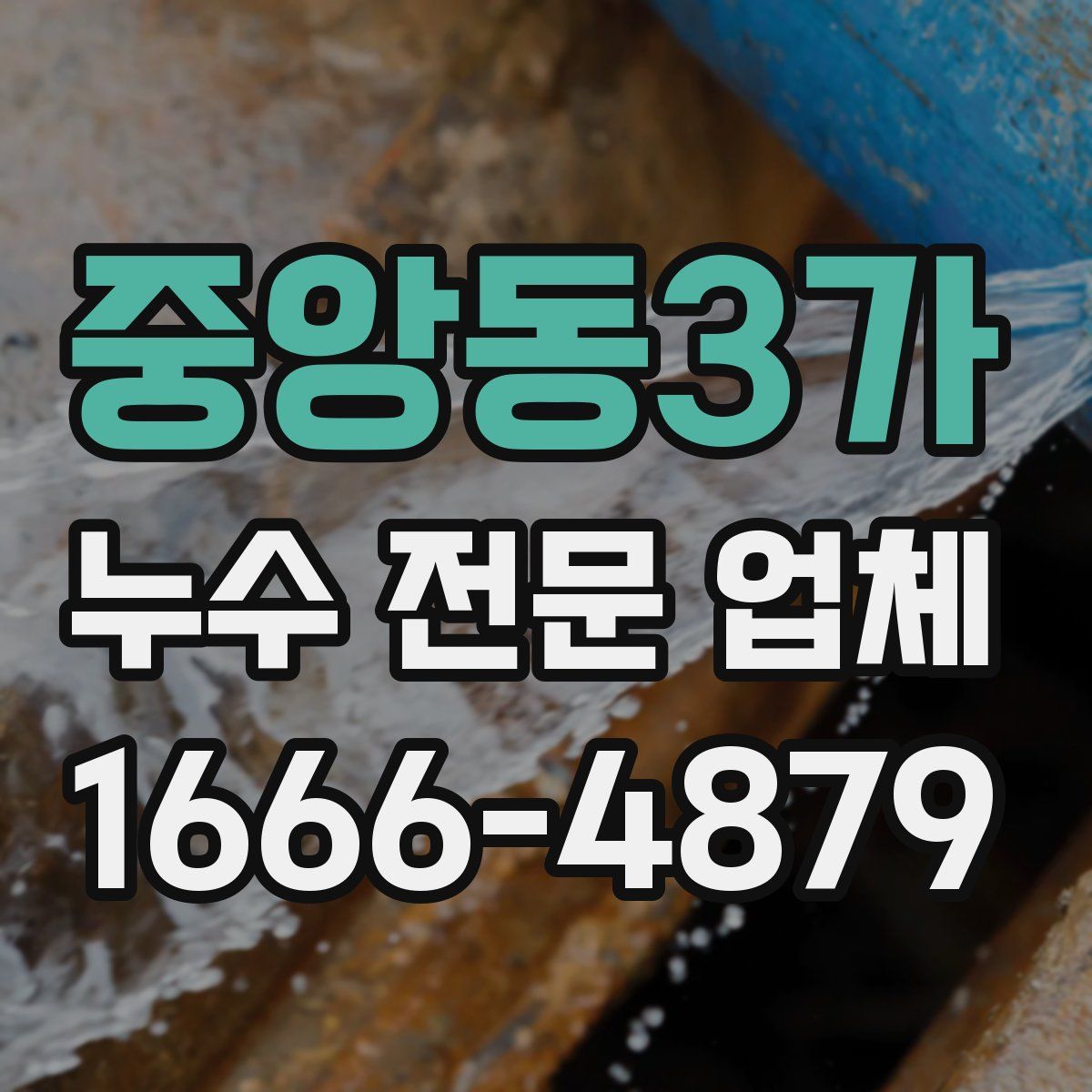 중앙동3가 누수 전문 업체