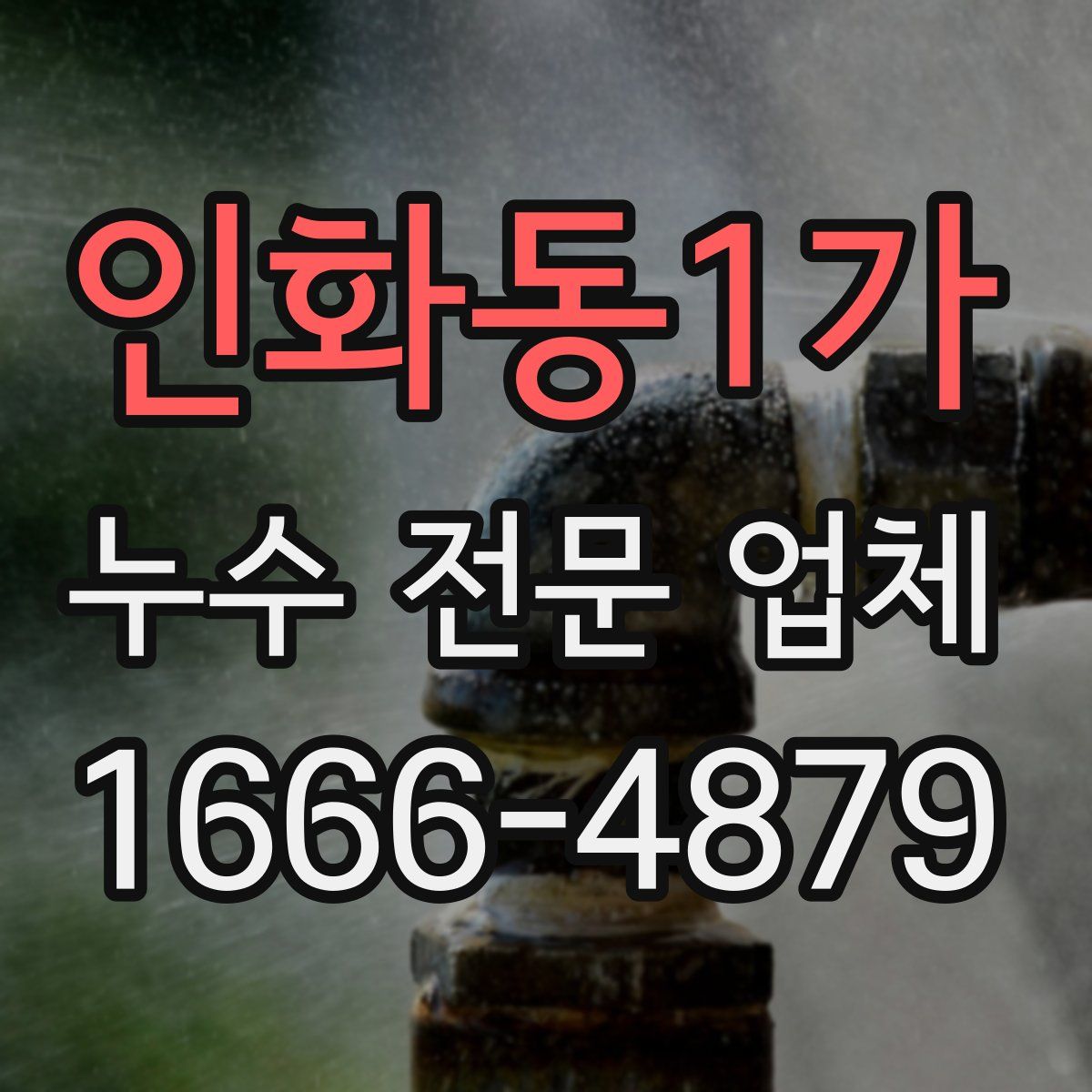 인화동1가 누수 전문 업체