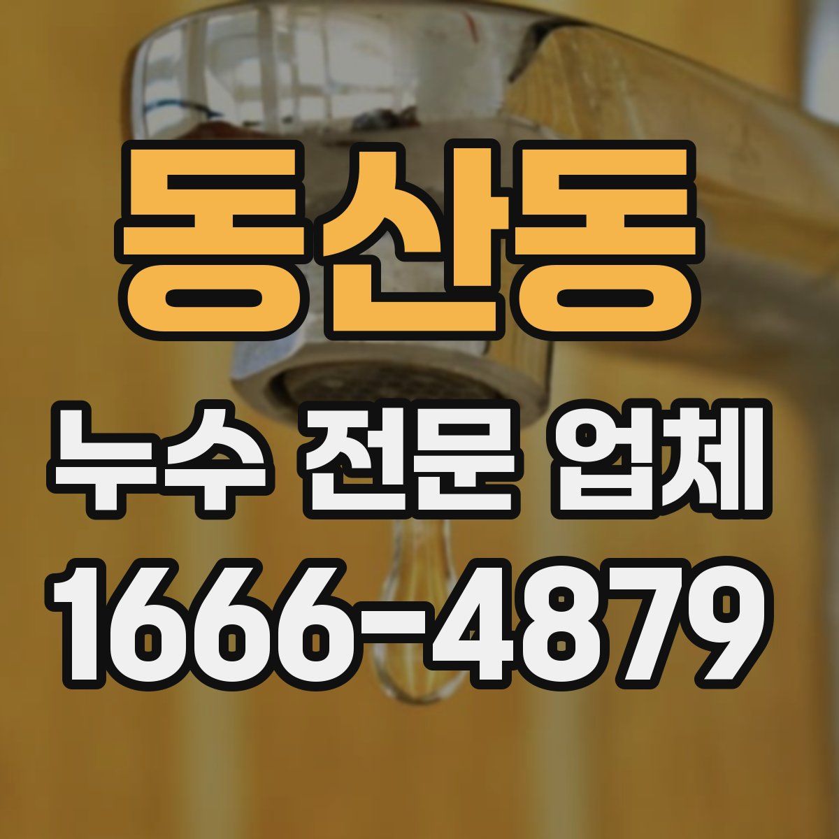 동산동 누수 전문 업체