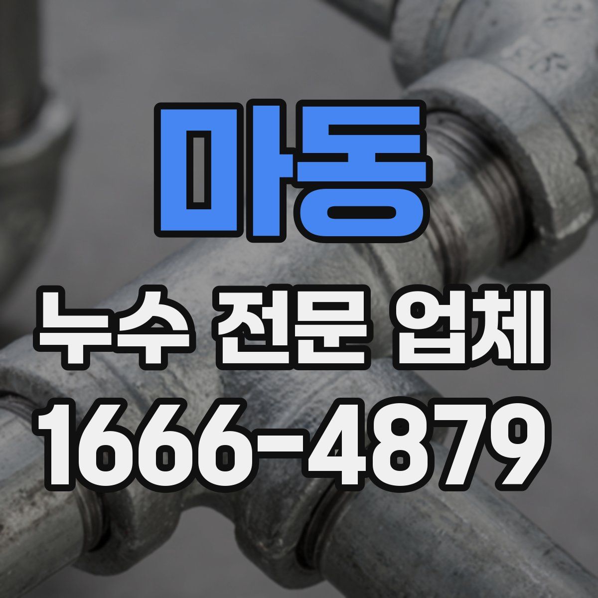 마동 누수 전문 업체