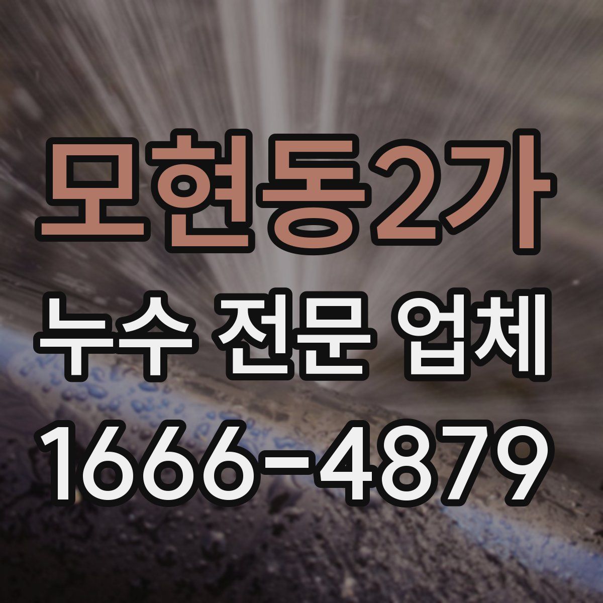 모현동2가 누수 전문 업체