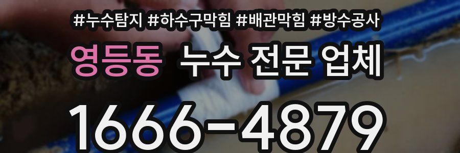 영등동 누수 전문 업체